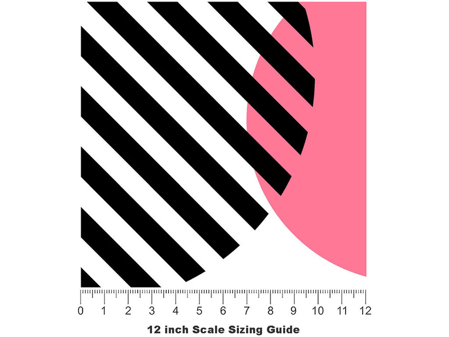 Beach Ballroom Abstract Vinyl Film Pattern Size 12 inch Scale~Rwraps Beach Ballroom Abstract Sizing Chart~2