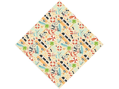 Beach Life Summertime Vinyl Wrap Pattern