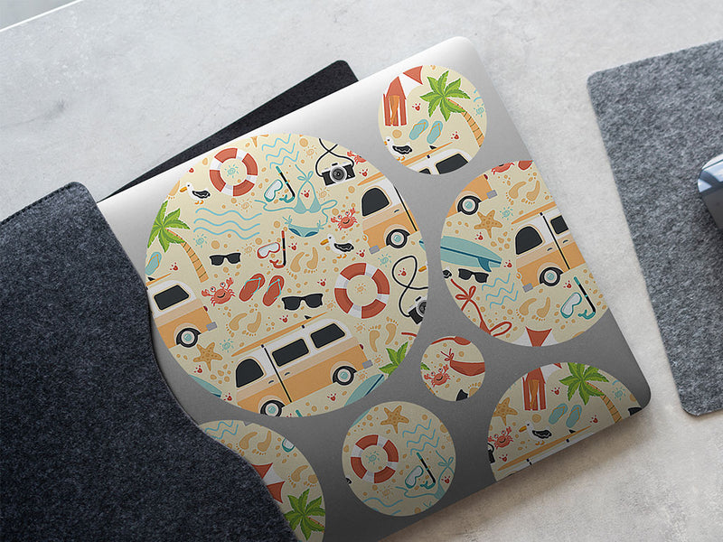 beach life summertime DIY Laptop Stickers