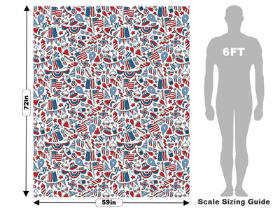 Beach Party Americana Vehicle Wrap Scale~Rwraps Series 914 Beach Party Americana Measurements~2