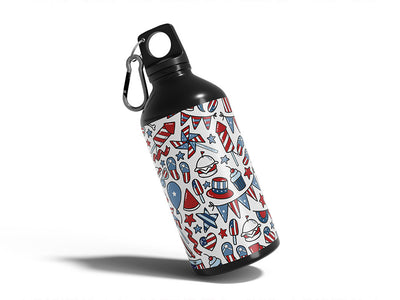 beach party  Water Bottle DIY Stickers