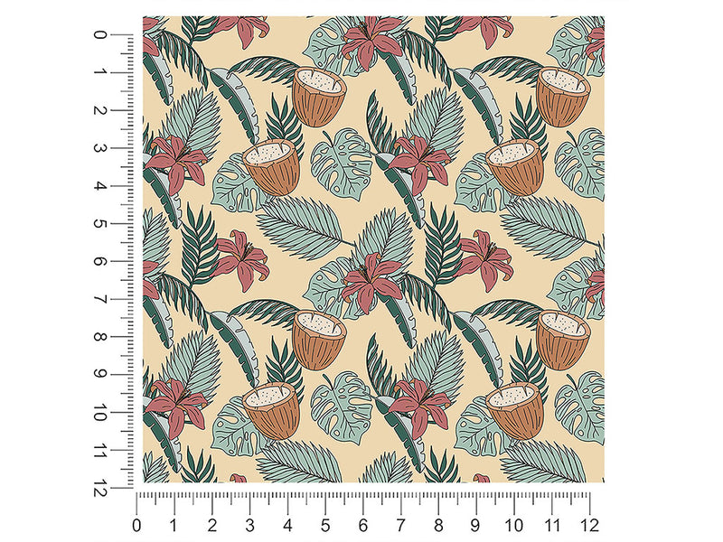 beachy relaxation fruit 1ft x 1ft Craft Sheets