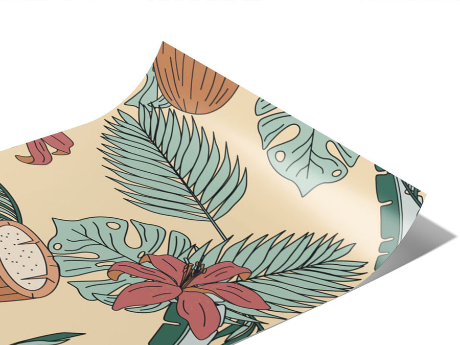 Beachy Relaxation Fruit Vinyl Wraps~Rwraps Series 914 Digitally Printed Vinyl Wrap~0