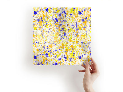beachy vibes paint splatter Craft Sheets