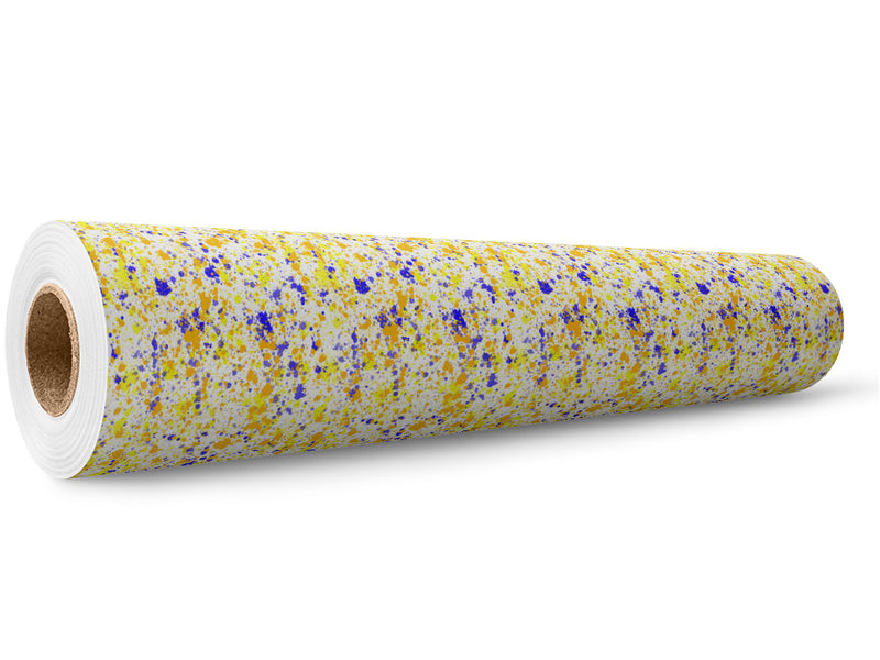 Beachy Vibes Paint Splatter Wrap Film Wholesale Roll~Rwraps Series 914 Digitally Printed Vinyl Roll~5