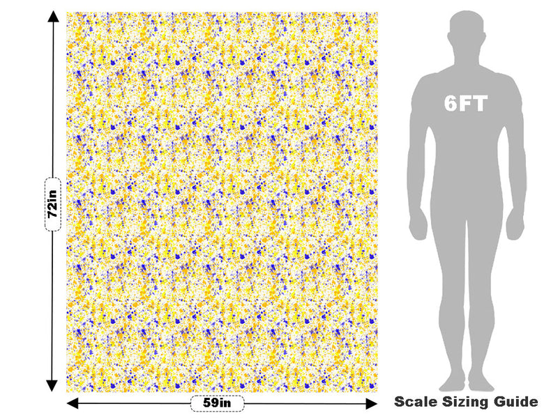 Beachy Vibes Paint Splatter Vehicle Wrap Scale~Rwraps Series 914 Beachy Vibes Paint Splatter Measurements~1