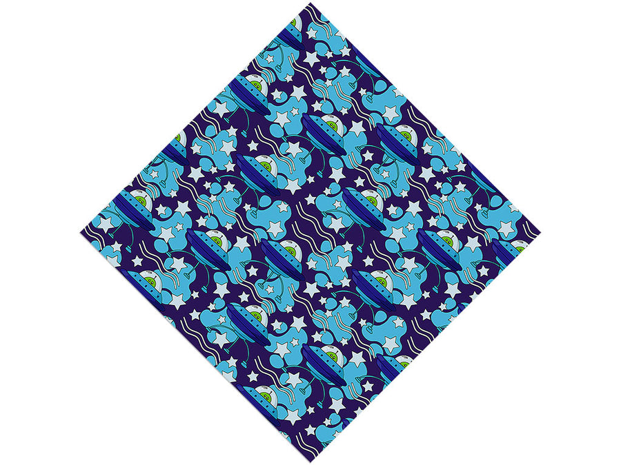 Beamed Up Science Fiction Vinyl Wrap Pattern