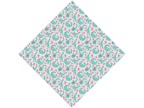 Beaming Brontosaurs Dinosaur Vinyl Wrap Pattern