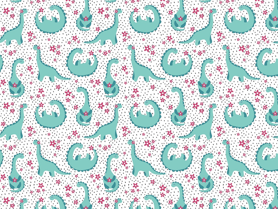 Beaming Brontosaurs Dinosaur Vinyl Wrap Pattern~Rwraps Series 914 Digitally Printed Vinyl Wrap~0