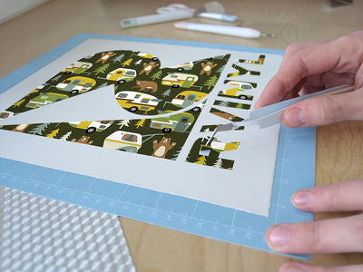 bear attack camping Easy Weed Craft Vinyl