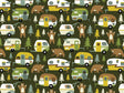 Bear Attack Camping Vinyl Wrap Pattern~Rwraps Series 914 Digitally Printed Vinyl Wrap~0