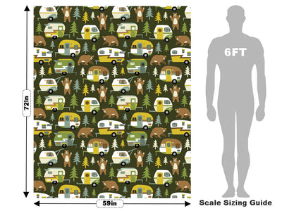 Bear Attack Camping Vehicle Wrap Scale~Rwraps Series 914 Bear Attack Camping Measurements~1