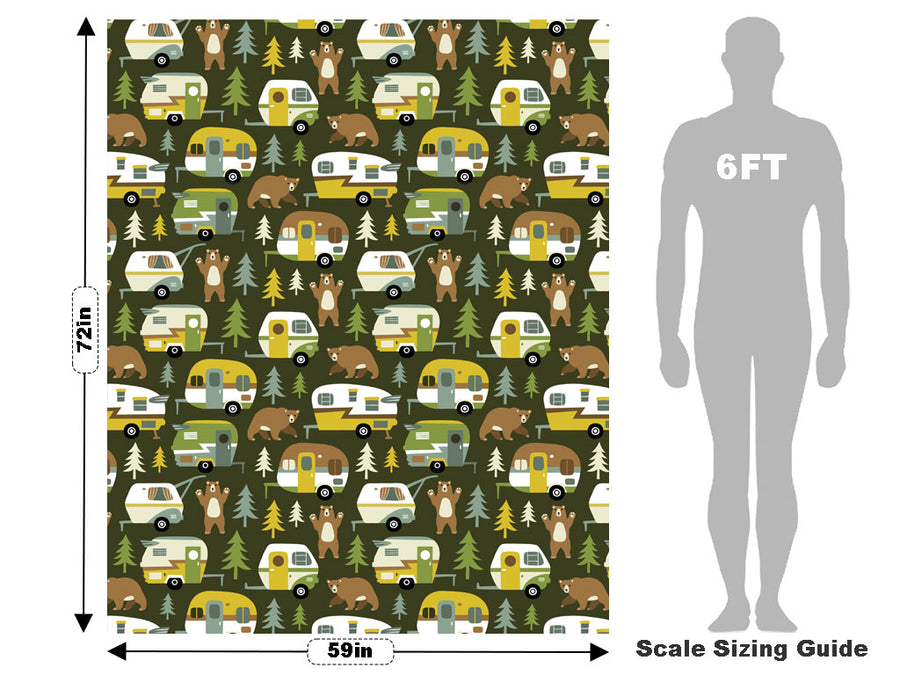 Bear Attack Camping Vehicle Wrap Scale~Rwraps Series 914 Bear Attack Camping Measurements~1