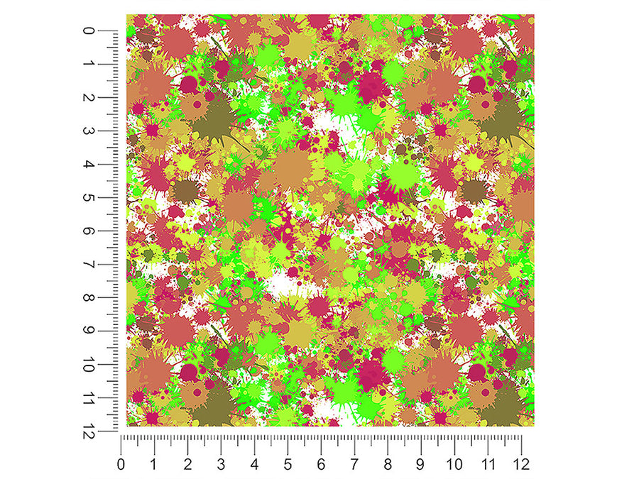 beast within paint splatter 1ft x 1ft Craft Sheets