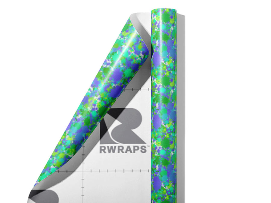 Beat Boy Paint Splatter Wrap Film Sheets~Rwraps Series 914 Beat Boy Paint Splatter Scrolled Sheet~3