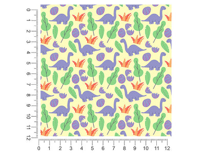 beatific brontosaurs dinosaur 1ft x 1ft Craft Sheets
