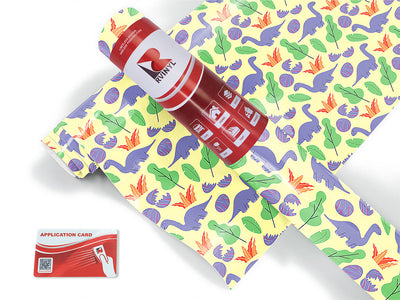 beatific brontosaurs dinosaur Craft Vinyl Roll