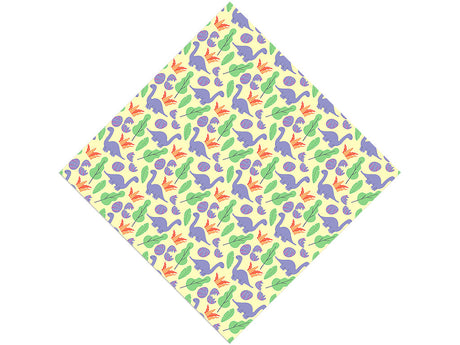 Beatific Brontosaurs Dinosaur Vinyl Wrap Pattern