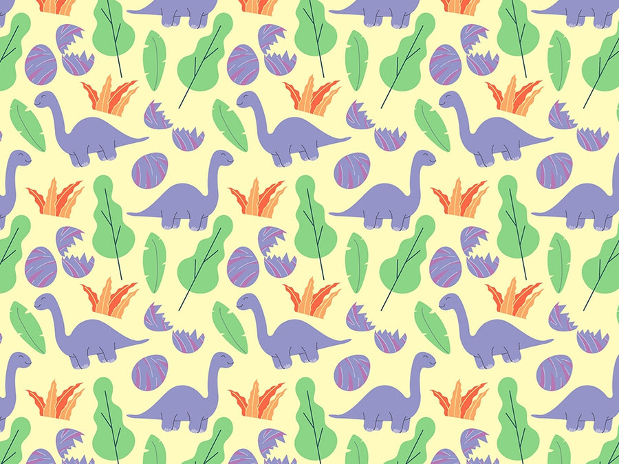 Beatific Brontosaurs Dinosaur Vinyl Wrap Pattern~Rwraps Series 914 Digitally Printed Vinyl Wrap~0