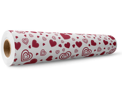 Beating Drums Heart Wrap Film Wholesale Roll~Rwraps Series 914 Digitally Printed Vinyl Roll~5