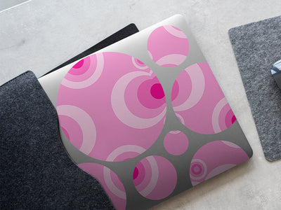 beating heart abstract geometric DIY Laptop Stickers