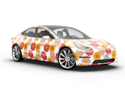Beautiful Barbarella Retro Vehicle Vinyl Wrap