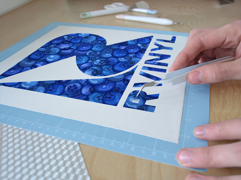 beautiful bluecrop fruit Easy Weed Craft Vinyl