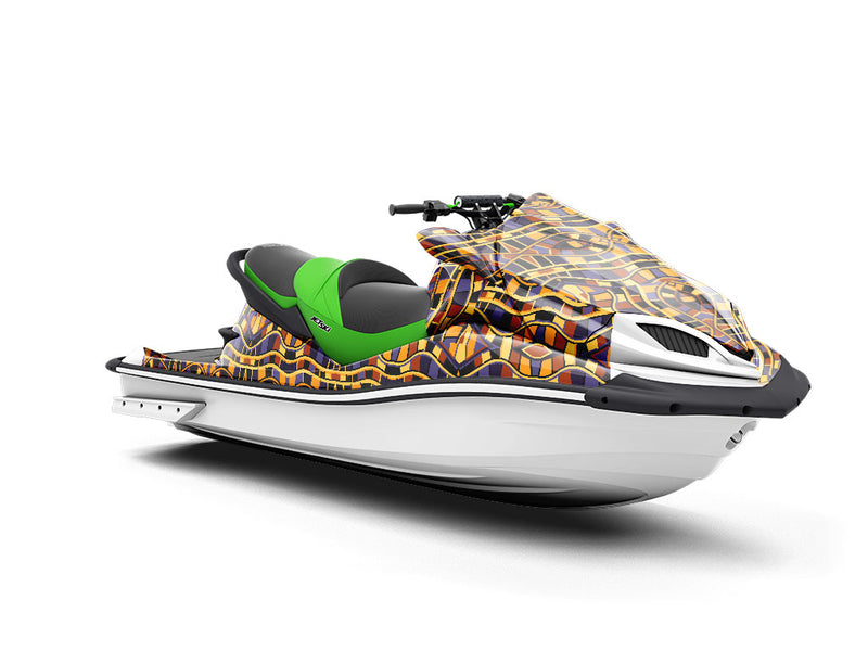 Beautiful Complexities Art Deco Jet Ski Vinyl Customized Wrap