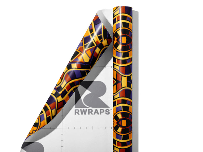Beautiful Complexities Art Deco Wrap Film Sheets~Rwraps Series 914 Beautiful Complexities Art Deco Scrolled Sheet~3