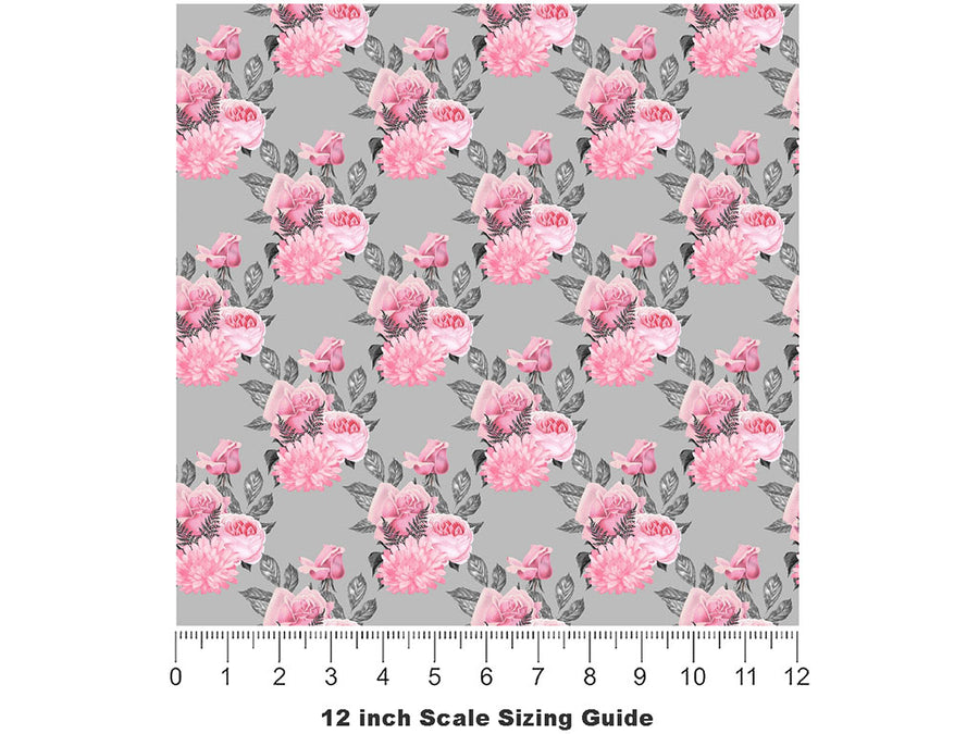 Beautiful Decomposition Gothic Vinyl Film Pattern Size 12 inch Scale~Rwraps Beautiful Decomposition Gothic Sizing Chart~2
