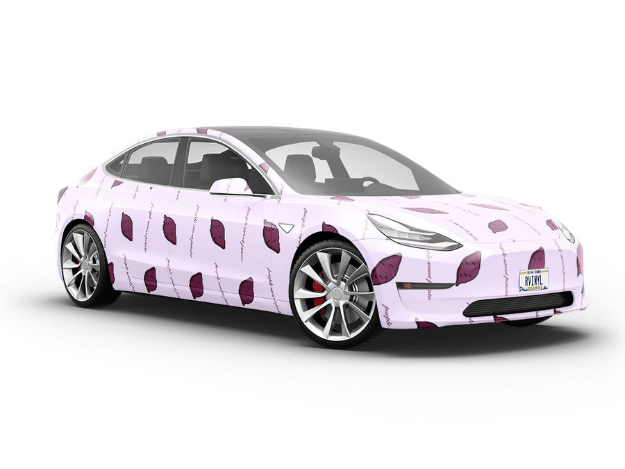 Beautiful Evangeline Vegetable Vehicle Vinyl Wrap
