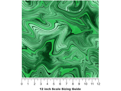 Beautiful Nobility Gemstone Vinyl Film Pattern Size 12 inch Scale~Rwraps Beautiful Nobility Gemstone Sizing Chart~2