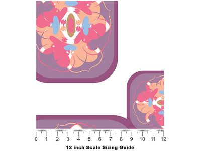 Beautiful Ones Abstract Vinyl Film Pattern Size 12 inch Scale~Rwraps Beautiful Ones Abstract Sizing Chart~2