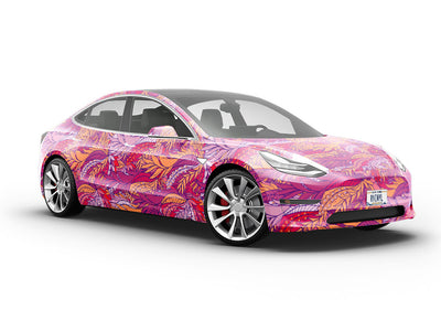 Beautiful Stranger Floral Vehicle Vinyl Wrap