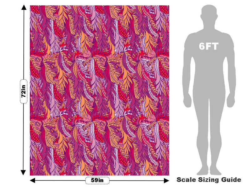 Beautiful Stranger Floral Vehicle Wrap Scale~Rwraps Series 914 Beautiful Stranger Floral Measurements~1