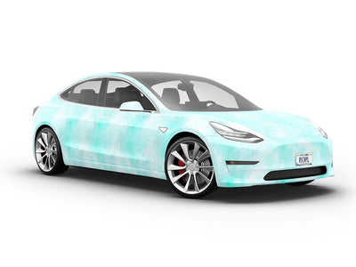 Beauty Sleep Watercolor Vehicle Vinyl Wrap