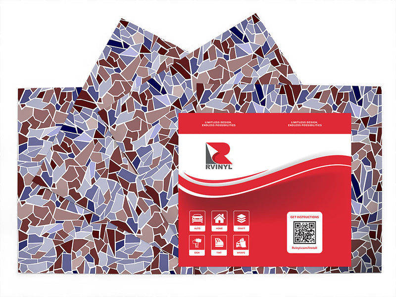 beaver dam mosaic Craft Vinyl Sheet Pack