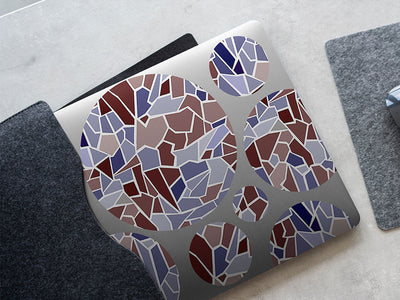 beaver dam mosaic DIY Laptop Stickers
