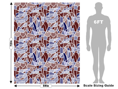 Beaver Dam Mosaic Vehicle Wrap Scale~Rwraps Series 914 Beaver Dam Mosaic Measurements~1