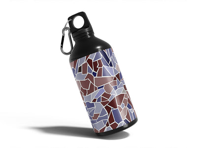 beaver dam mosaic Water Bottle DIY Stickers