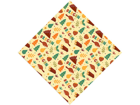 Beaver State Americana Vinyl Wrap Pattern