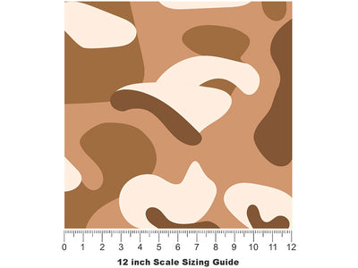 Beech Multicam Camouflage Vinyl Film Pattern Size 12 inch Scale~Rwraps Beech Multicam Camouflage Sizing Chart~3