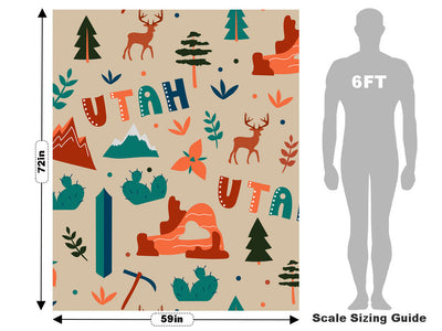 Beehive State Americana Vehicle Wrap Scale~Rwraps Series 914 Beehive State Americana Measurements~2
