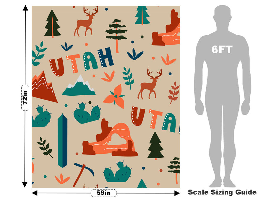 Beehive State Americana Vehicle Wrap Scale~Rwraps Series 914 Beehive State Americana Measurements~2