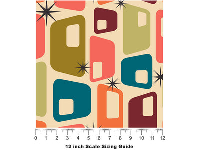 Been Bewitched Retro Vinyl Film Pattern Size 12 inch Scale~Rwraps Been Bewitched Retro Sizing Chart~2