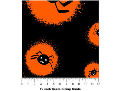 Been Spotted Bug Vinyl Film Pattern Size 12 inch Scale~Rwraps Been Spotted Bug Sizing Chart~2