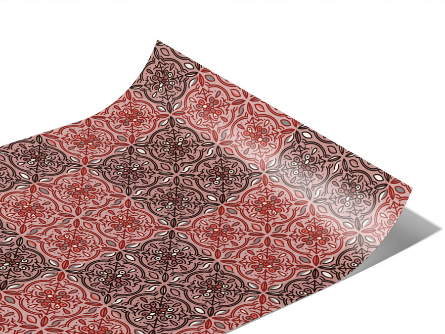 Begonia Tile Vinyl Wraps~Rwraps Series 914 Digitally Printed Vinyl Wrap~1
