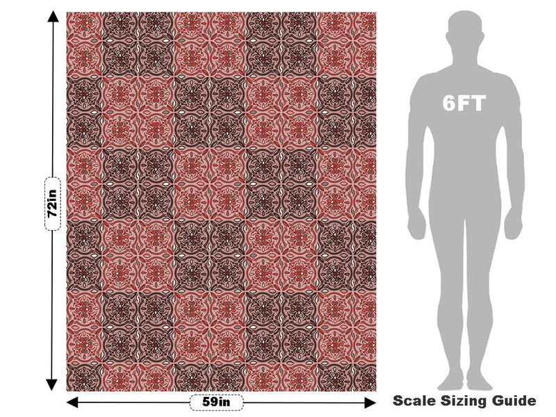 Begonia Tile Vehicle Wrap Scale~Rwraps Series 914 Begonia Tile Measurements~2