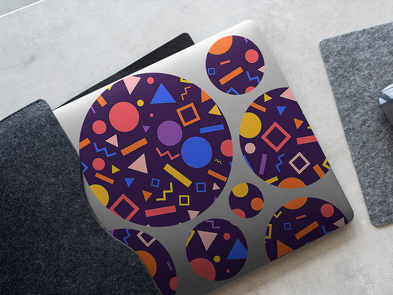 being young abstract geometric DIY Laptop Stickers