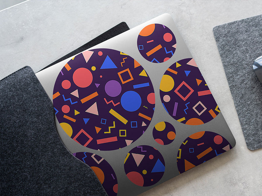 being young abstract geometric DIY Laptop Stickers